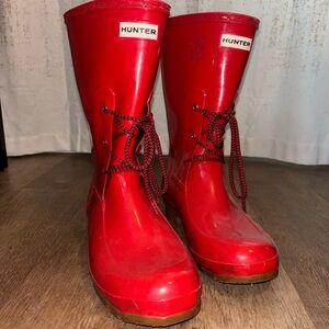 Hunter ackley lace up rain boots